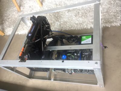 Лот: 11402177. Фото: 1. Майнинг ферма gtx 1080ti aorus. Майнинг фермы, товары для майнинга