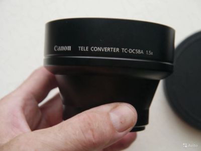 Лот: 10483856. Фото: 1. Canon TC DC 58A 1.5x (Телеконвертер... Конвертеры