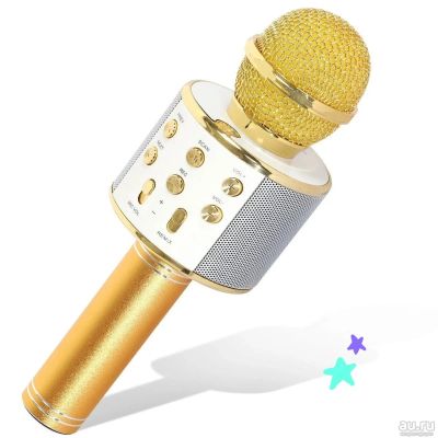 Лот: 17855454. Фото: 1. Беспроводной Bluetooth микрофон... Динамики, микрофоны