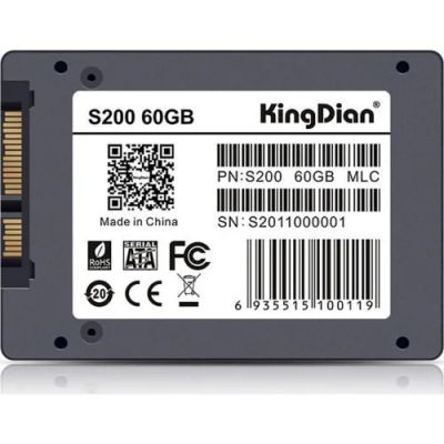 Лот: 11796832. Фото: 1. SSD SATA3 KingDian 60GB. SSD-накопители