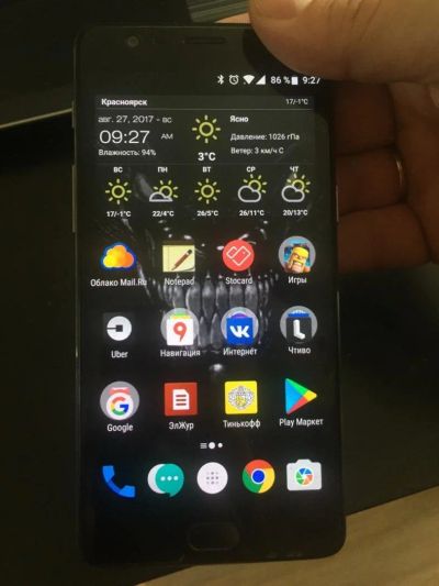 Лот: 10178161. Фото: 1. OnePlus 3T 6GB+64GB Тёмно-серый... Смартфоны