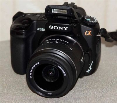 Лот: 711215. Фото: 1. Фотокамера Sony Alpha DSLR-A350. Цифровые зеркальные