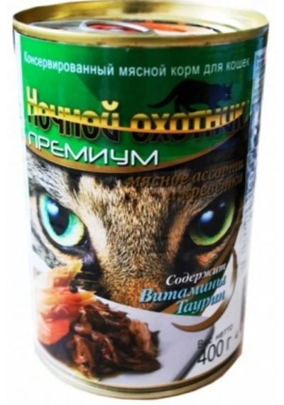 Лот: 5890892. Фото: 1. Консервы Ночной Охотник Премиум... Корма