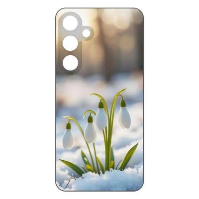 Лот: 25134860. Фото: 1. Чехол Krutoff Soft Case "Подснежники... Чехлы, бамперы