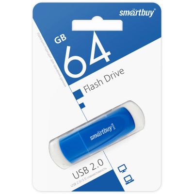 Лот: 20851700. Фото: 1. 64GB накопитель Smartbuy Scout... USB-флеш карты