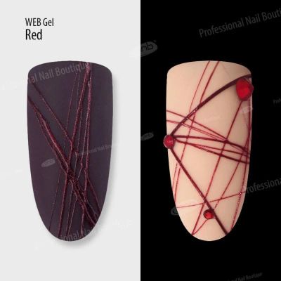 Лот: 6873468. Фото: 1. Гель-паутинка красная Web Gel... Украшения, дизайн ногтей