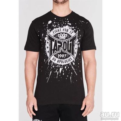Лот: 15652469. Фото: 1. ММА футболка от Tapout 100% хлопок... Футболки, поло