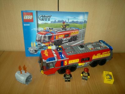 Лот: 8027356. Фото: 1. Лего Lego City 60061 Пожарная... Конструкторы