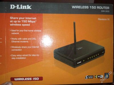 Лот: 1552272. Фото: 1. Роутер D-Link DIR 300. Маршрутизаторы (роутеры)