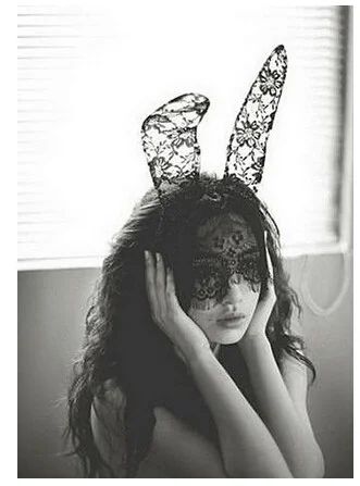 Лот: 7255686. Фото: 1. Ушки Зайца Кружевные. Головные уборы