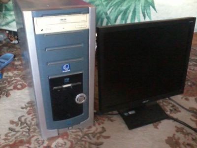 Лот: 6988310. Фото: 1. компьютер в сборе монитор acer... Компьютеры в сборе