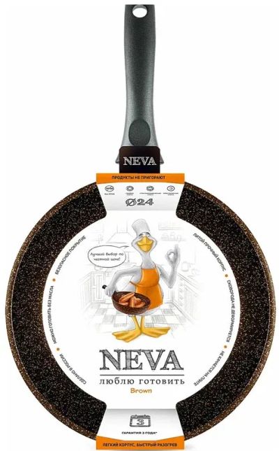Лот: 21766294. Фото: 1. Сковорода алюминиевая Neva &quot... Сковороды и сотейники