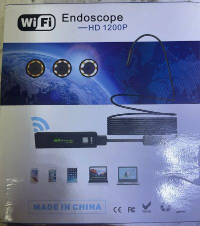 Лот: 19037947. Фото: 1. Эндоскоп WIFI с насадками и жестким... Микроскопы