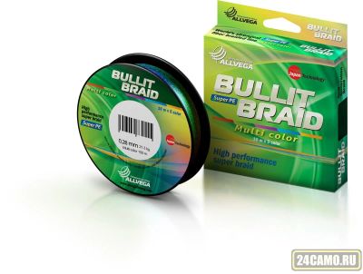 Лот: 13029193. Фото: 1. Леска плетеная Bullit Braid "Multi... Леска, блесны, крючки, мормышки