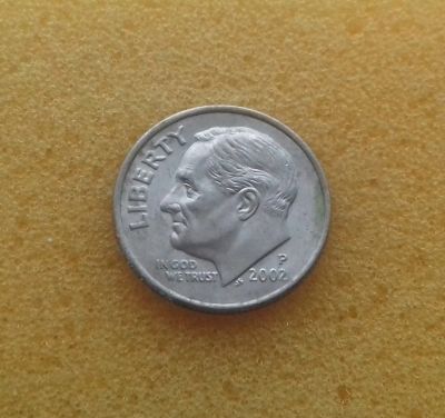 Лот: 12754919. Фото: 1. 10 центов (дайм) ONE DIME 2002... Америка