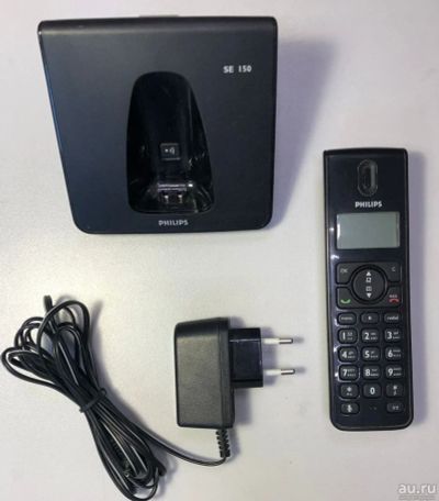 Лот: 16928056. Фото: 1. Радиотелефон Philips SE 150. DECT и радиотелефоны