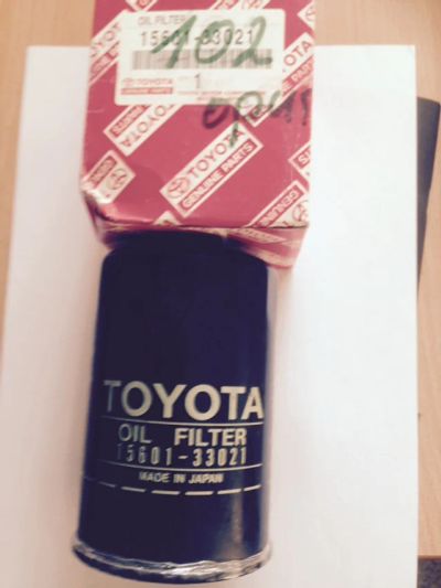 Лот: 4773572. Фото: 1. Фильтр масляный 102 оригинал Toyota. Расходные материалы
