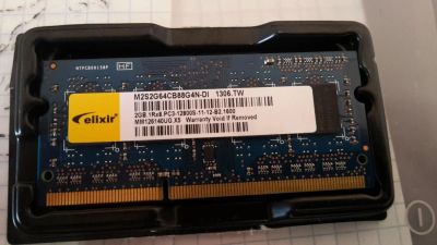 Лот: 10386895. Фото: 1. Elixir M2S2G64CB88G4N-DI DDR3... Оперативная память