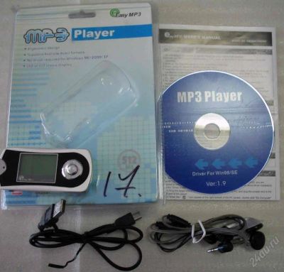 Лот: 74422. Фото: 1. MP3-плеер Flash Easydisk EM706X... Плееры