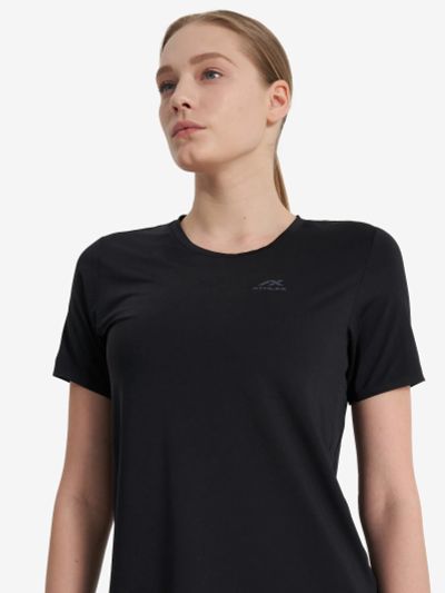 Лот: 22986795. Фото: 1. Футболка женская Athlex, Черный. Другое (спортивная одежда)