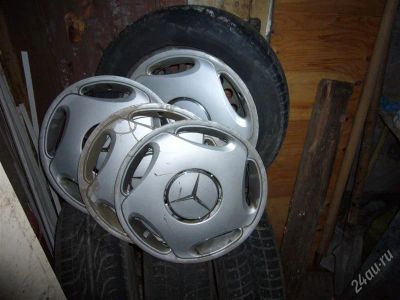 Лот: 2057007. Фото: 1. Резина на дисках от Mercedes W210... Шины на дисках