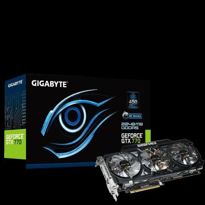 Лот: 8222304. Фото: 1. GTX 770 (Gigabyte GV-N770OC-2GD... Видеокарты