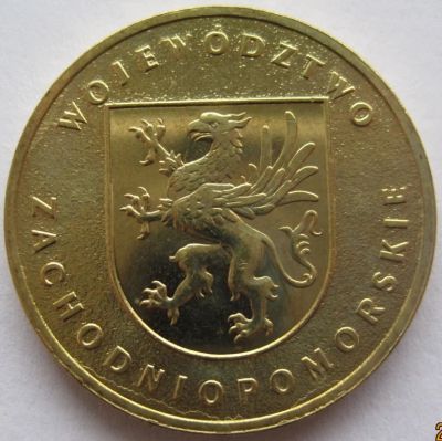 Лот: 6449459. Фото: 1. 2 злотых 2005. Западно-Поморское... Европа
