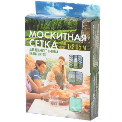 Лот: 24880922. Фото: 1. Сетка москитная для двери, 1х2... Средства от насекомых и грызунов