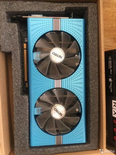 Лот: 19020307. Фото: 1. Amd radeon rx 580 8gb sapphire... Видеокарты