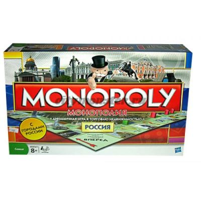 Лот: 3810890. Фото: 1. Монополия Россия (оригинальная... Настольные игры, карты