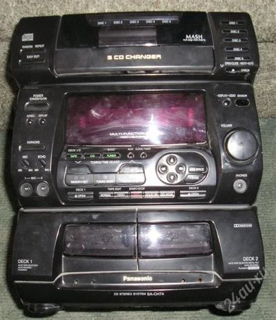 Лот: 1695235. Фото: 1. Музыкальный центр Panasonic на... Музыкальные центры, магнитолы