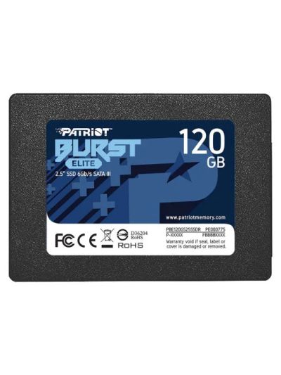 Лот: 18374737. Фото: 1. SSD Накопитель Patriot Burst PBE120GS25SSDR... SSD-накопители