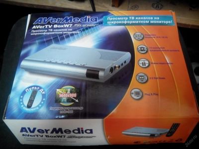 Лот: 5900542. Фото: 1. ТВ тюнер внешний AverMedia AverTV... ТВ-тюнеры и карты захвата
