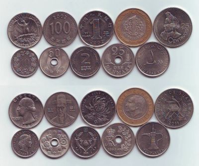 Лот: 12151008. Фото: 1. Монеты - разные всякие (10 шт... Наборы монет