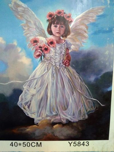 Лот: 11593177. Фото: 1. Картина для раскрашивания - ангелочек... Для рисования