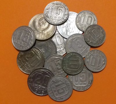 Лот: 18605376. Фото: 1. Лот монет СССР с 1931 по 1957... Россия и СССР 1917-1991 года