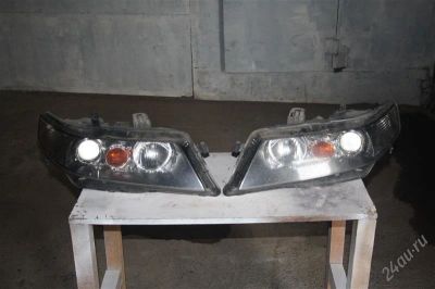 Лот: 1829576. Фото: 1. Комплект фар Honda Accord '2002-08... Оптика и освещение