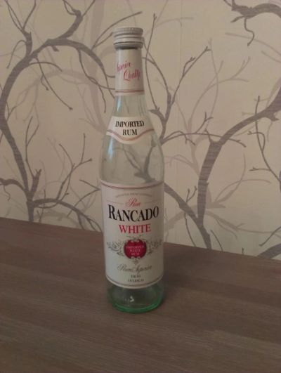 Лот: 5155553. Фото: 1. Бутылка Ron Rancado white. Кружки, стаканы, бокалы