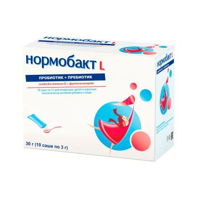 Лот: 22200081. Фото: 1. Нормобакт L 3 г пак.-саше 10 шт. Лекарства