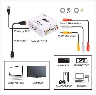 Лот: 18629931. Фото: 1. Конвертер - переходник HDMI2AV... Шнуры, кабели, разъёмы