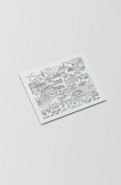 Лот: 16236883. Фото: 1. Открытка "Карта Красноярска". Открытки, конверты