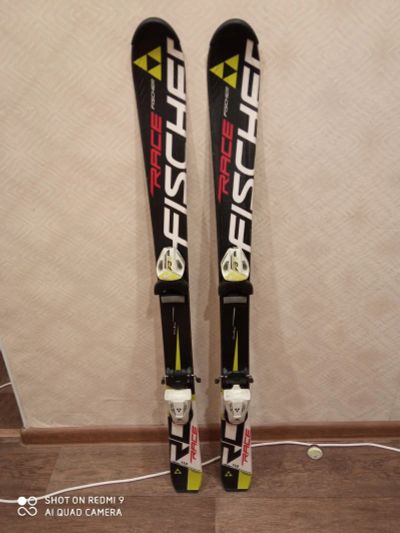 Лот: 18615343. Фото: 1. Горные лыжи детский комплект. Комплект в сборе