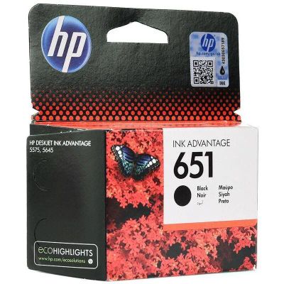 Лот: 21636685. Фото: 1. Картридж HP 651, черный. Лазерные принтеры