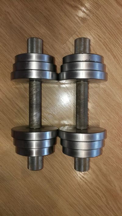 Лот: 12229351. Фото: 1. Гантели , 2 шт , по 10 кг. Гантели