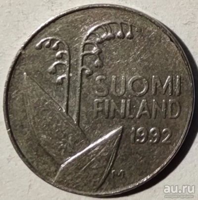 Лот: 10140946. Фото: 1. 10 пенни 1992 год. Финляндия. Европа