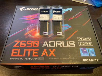 Лот: 19642465. Фото: 1. Комплект Gigabyte Z690 Elite AX... Комплекты запчастей
