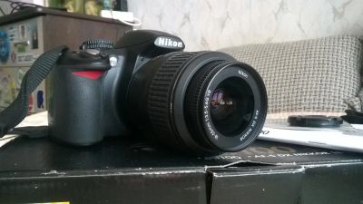 Лот: 7885747. Фото: 1. Nikon d3100 kit + фотосумка Lowepro. Цифровые зеркальные