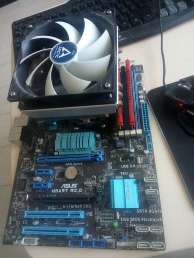 Лот: 13898093. Фото: 1. FX 8320 M5A97 R2.0 8GB HyperX... Комплекты запчастей