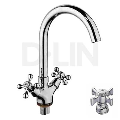 Лот: 12546088. Фото: 1. Смеситель D-Lin д/кухни изогнутый... Смесители