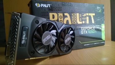Лот: 11575034. Фото: 1. PALIT GTX 1050 Ti DUAL Гарантия... Видеокарты